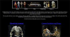 Desktop Screenshot of costumearmour.com